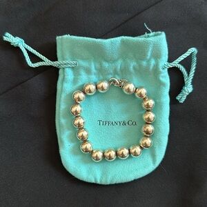 Tiffany & Co. HardWear Ball Bracelet Sterling Silver 10mm Bead W/ Pouch